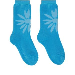 JACQUEMUS  Blue 'Les Chaussettes Aqua' Socks